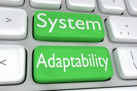 System Adaptability concept Illustrazione stock