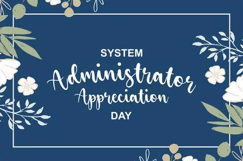 System Administrator Appreciation Day 库存插图