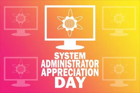 System Administrator Appreciation Day Stock-Illustration