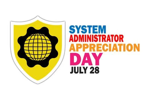 System Administrator Appreciation Day Vector Illustration Stock Illustration