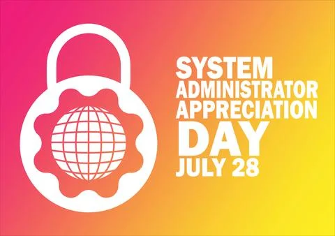 System Administrator Appreciation Day Vector illustration イラスト素材
