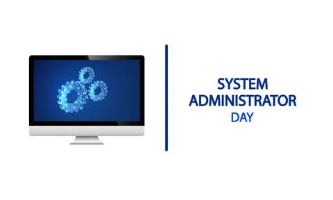System Administrator Day computer イラスト素材