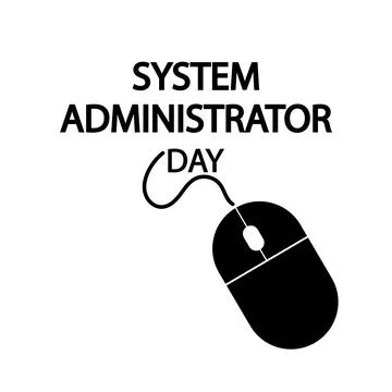 System Administrator Day Mouse Stock Illustration