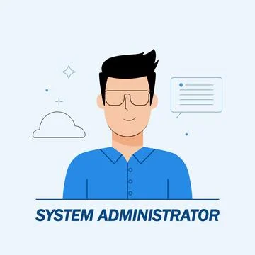 System administrator day programmer service イラスト素材
