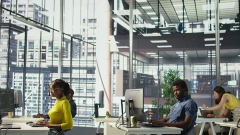 System administrator debugging company servers, preventing failures Stock Footage 318237955