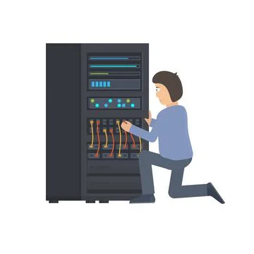 System administrator 스톡 일러스트