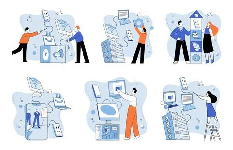 System administrator. Supportive agents provide assistance and support to Stock Illustration