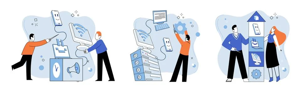 System administrator. The system administrator plays vital role in managing and Stock Illustration