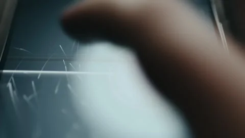 System Analytics Dashboard - Smartphone Macro Shot Stock Footage 336408576