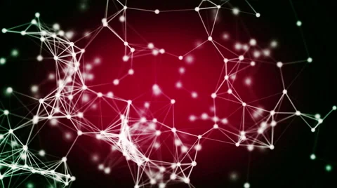 System animated Plexus Stock Footage 55890356