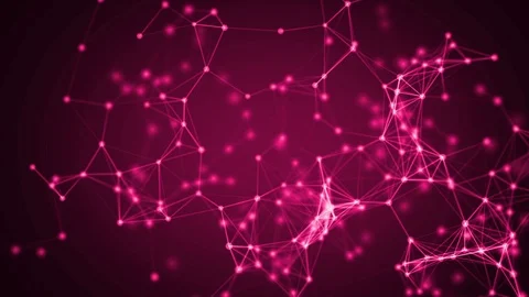 System animated Plexus Stock Footage 91220965