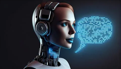 System Artificial intelligence ChatGPT Chat Bot AI Technology Stock Illustration