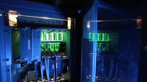 System block of the computer, server Stock Footage 12447513