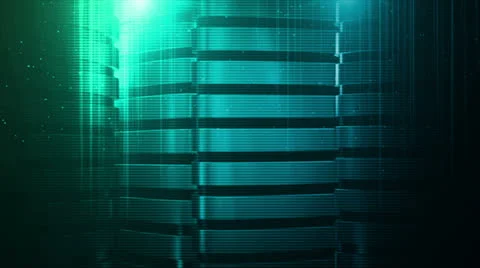 System Blue Stock Footage 25860270