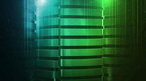 System Blue Green Stock Footage 25860212