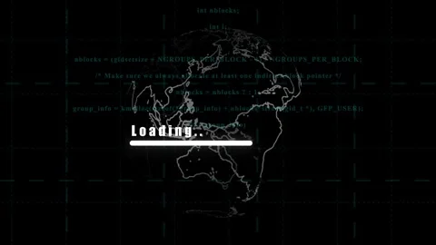 System Breach Animation: Loading Bar, Globe, Programming Background Stock Footage 282577380