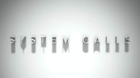 System calls 3D title animation white text on a white background Stock Footage 299369678
