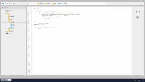 System command processing on computer display Stock Footage 104567499