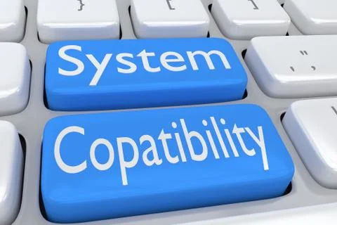 System Compatibility concept Stock Illustration
