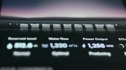 System Data Timeline Industrial Technology Dashboard Stock Footage 339609014