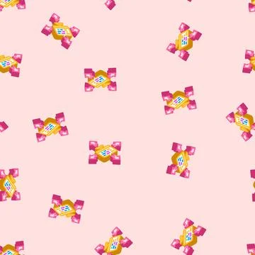 System deployment analyst isometric icon seamless pattern Stock Illustration