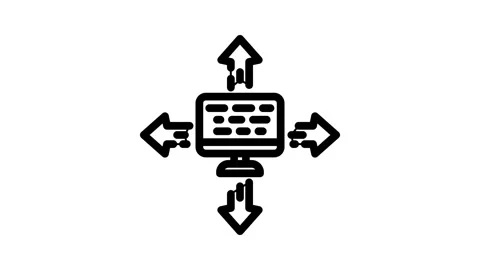 System deployment analyst line icon animation Stock Footage 326755628