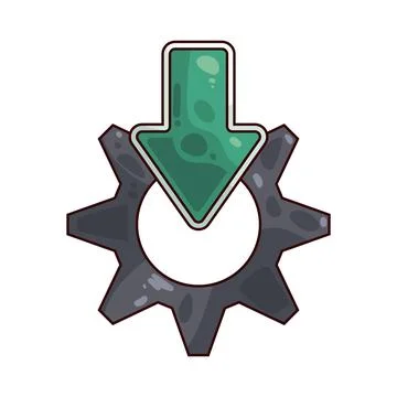 System download illustration 스톡 일러스트