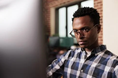 System engineers working with javascript code on terminal window Stock Photos