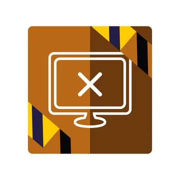 System error computer Stock Illustration