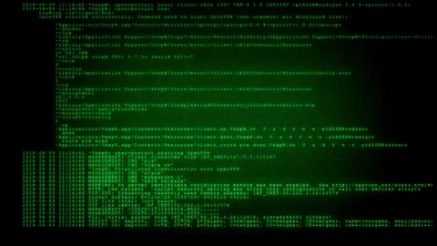 System Error on Computer Screen Stock Footage 263044651