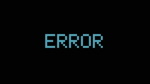 System Error Text, Computer Error Distortion Messag Stock Footage 239074107