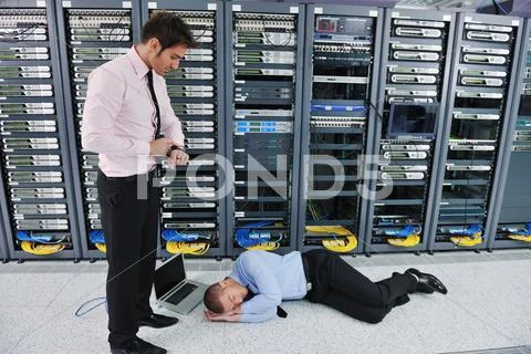 System Fail Situation In Network Server Room