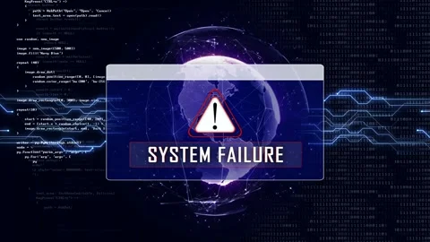 SYSTEM FAILURE and Earth Connections Network, Animation, Background, Loop Stock Footage 240145882
