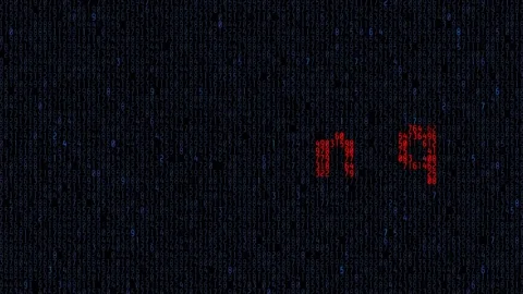 System failure on a computer. computer virus on the network Stock Footage 77270494