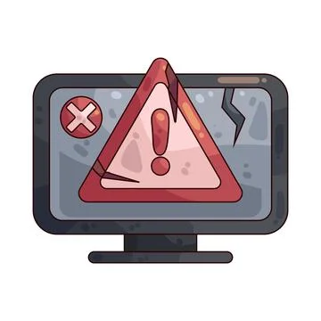 System failure illustration Stock Illustration