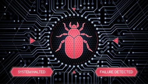 System Failure - Infographical Concept Stock Illustration