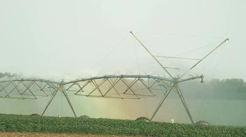 System Of Farm Irrigation Stock-Footage 22292234