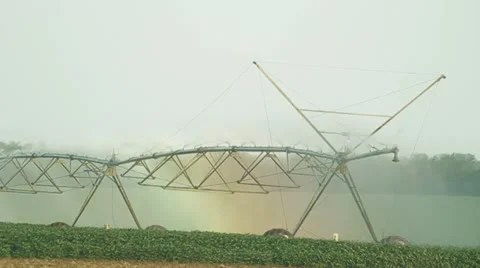 System Of Farm Irrigation Stock-Footage 22292275