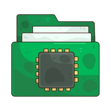 System Folder illustration Stock-Illustration