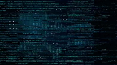 System Hacked Warning Animation. Detected Device Infected With A Virus. Stock Footage 236691110