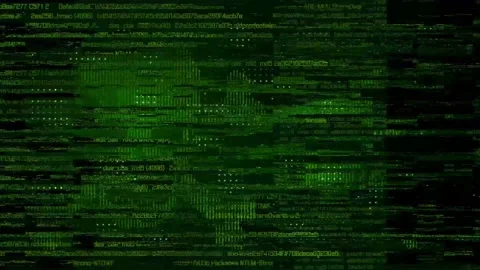 System Hacked Warning Animation. Detected Device Infected With A Virus. Stock Footage 236691215