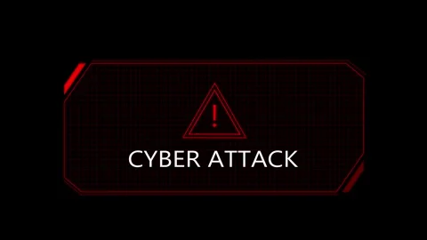 System hacking error Alert message. Background with code Red background. Virus Stock Footage 247269317