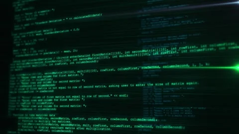 System hacking glitch and noise effects with computer program Cyber security Vidéo 292916963