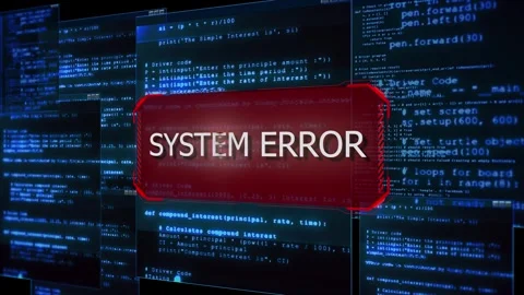 System hacking message Background code background virus warning. Malware Stock Footage 247485824