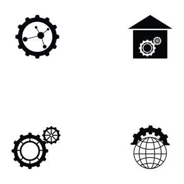 System icon set Stock Illustration