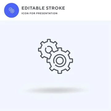 System icon vector, filled flat sign, solid pictogram isolated on white, logo 스톡 일러스트