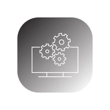 System icon vector 스톡 일러스트