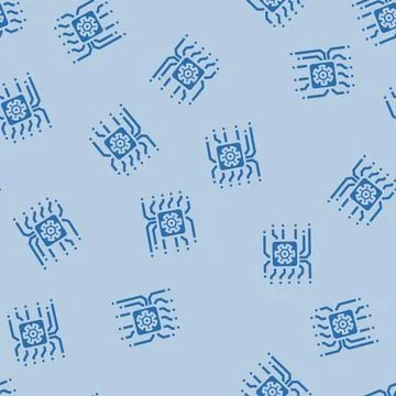 System integration analyst glyph vector seamless pattern 스톡 일러스트