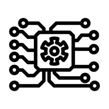 System integration analyst line icon vector illustration Stock Illustration