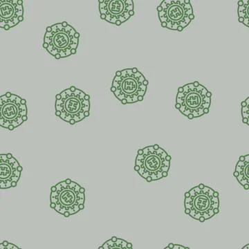 System integration business process line vector seamless pattern 스톡 일러스트